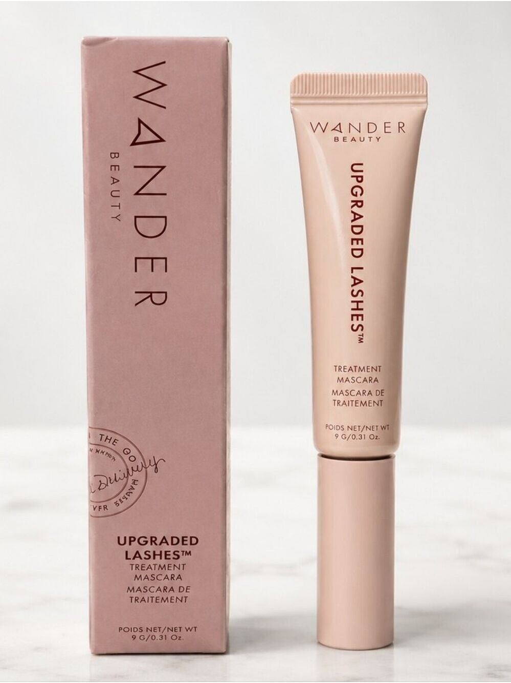 Wander Beauty Upgraded Lashes Treatment Mascara Jet Black NIB 0.31 oz